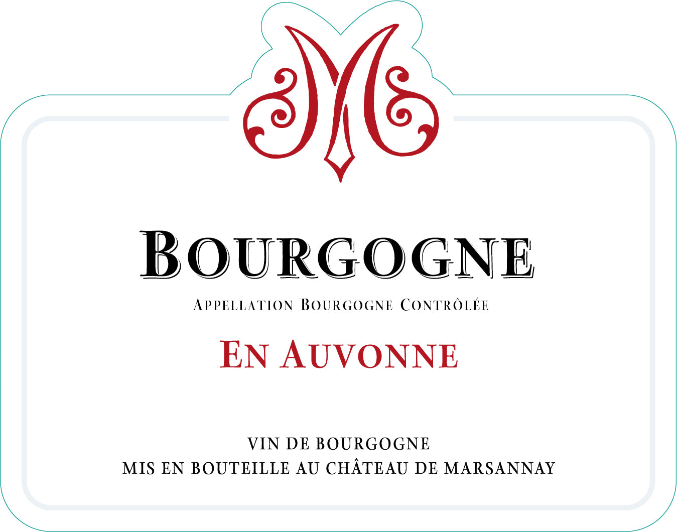 Bourgogne Pinot Noir En Auvonne