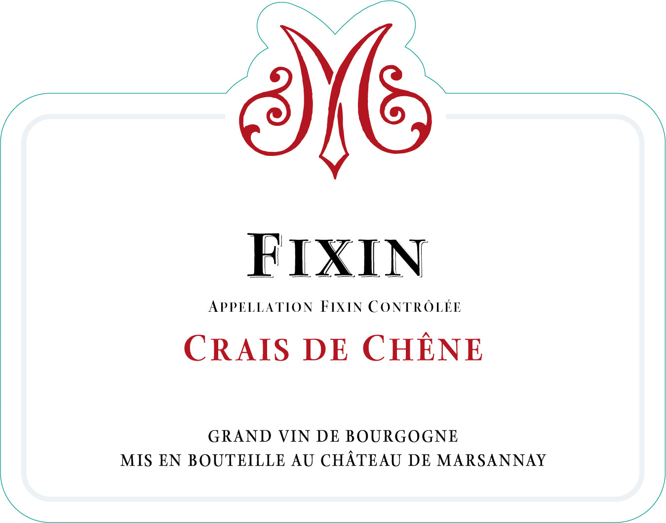 Fixin Rouge Crais De Chene